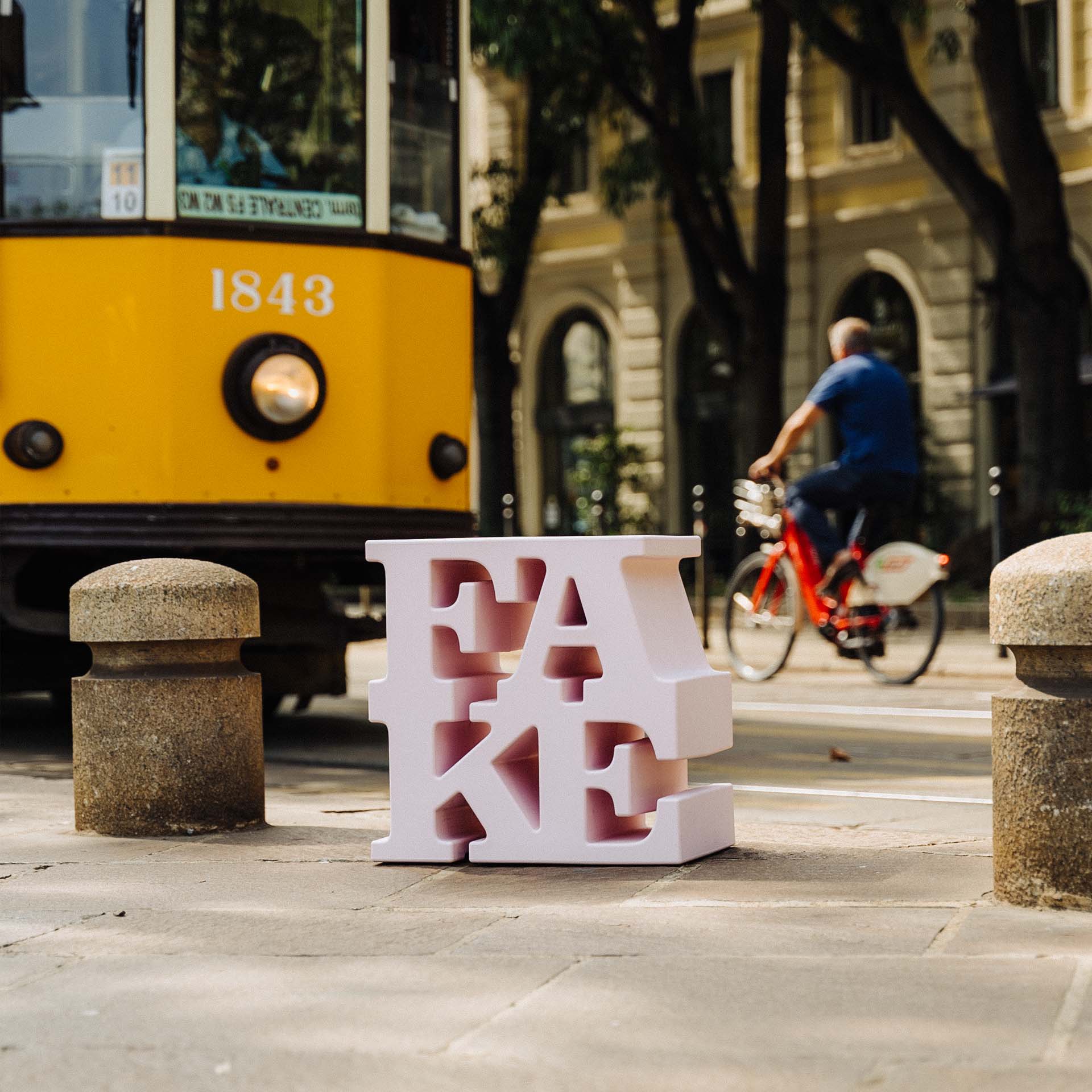 FAKE Stool and low table - Client: Sturm Milano